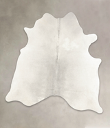 Medium Grey X-Large Brazilian Cowhide Rug 6'7"H x 6'2"W #B1874 by Hudson Hides