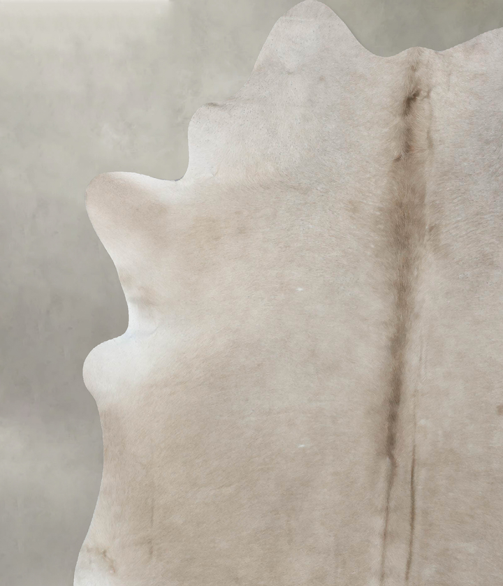 Taupe XX-Large Brazilian Cowhide Rug 8'1"H x 6'4"W #B18915 by Hudson Hides
