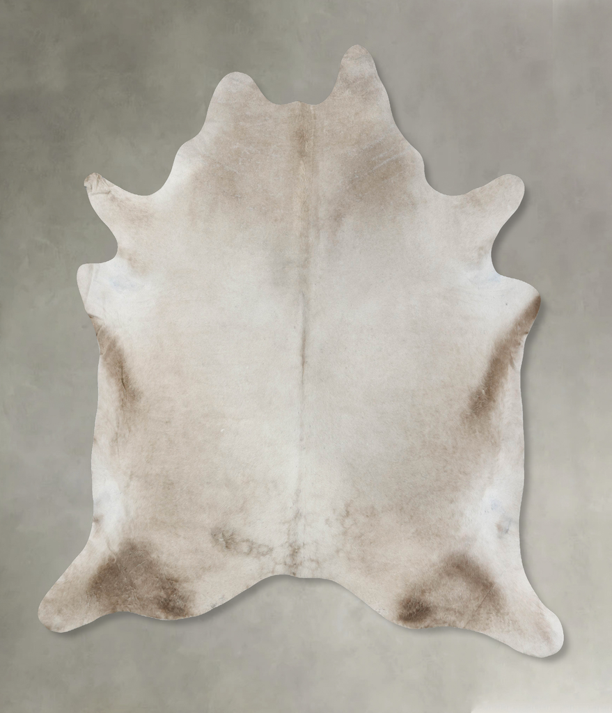 Champagne XX-Large Brazilian Cowhide Rug 8'10"H x 7'9"W #B18917 by Hudson Hides