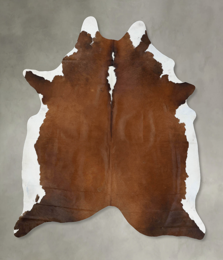 Hereford XX-Large Brazilian Cowhide Rug 8'11"H x 7'5"W #B18918 by Hudson Hides