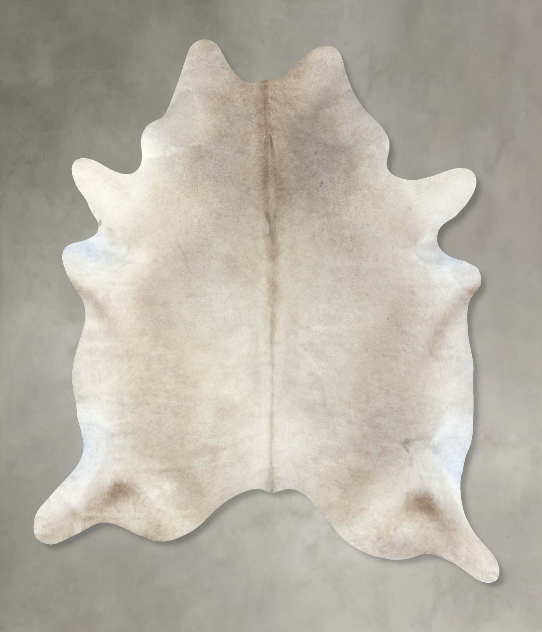 Taupe XX-Large Brazilian Cowhide Rug 7'11"H x 6'9"W #B18960 by Hudson 