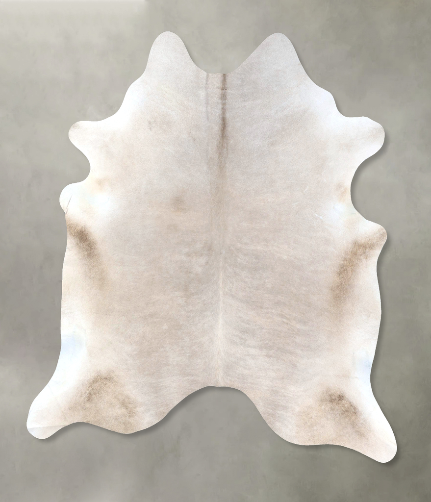 Taupe X-Large Brazilian Cowhide Rug 7'6"H x 6'6"W #B18968 by Hudson Hides