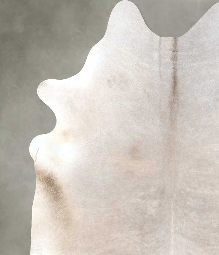 Taupe X-Large Brazilian Cowhide Rug 7'6"H x 6'6"W #B18968 by Hudson Hides
