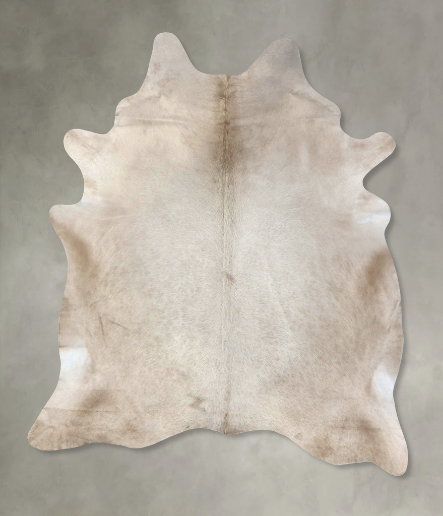 Champagne XX-Large Brazilian Cowhide Rug 7'10"H x 6'6"W #B18970 by Hudson Hides