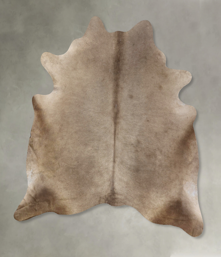Champagne XX-Large Brazilian Cowhide Rug 7'8"H x 6'10"W #B18971 by Hudson Hides