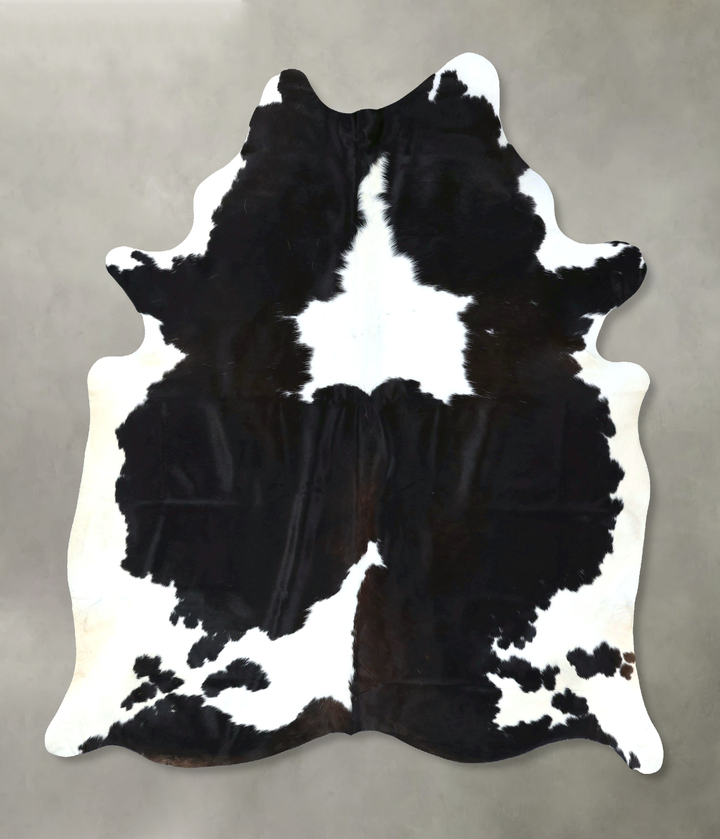 Black and White XX-Large Brazilian Cowhide Rug 8'3"H x 6'9"W #B19000 by Hudson Hides