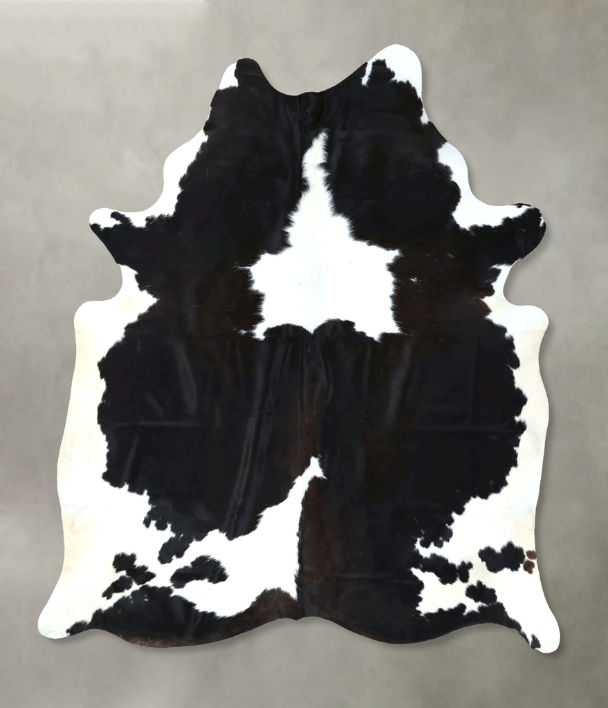 Black and White XX-Large Brazilian Cowhide Rug 8'3"H x 6'9"W #B19000 by Hudson Hides
