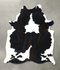 Black and White XX-Large Brazilian Cowhide Rug 8'3