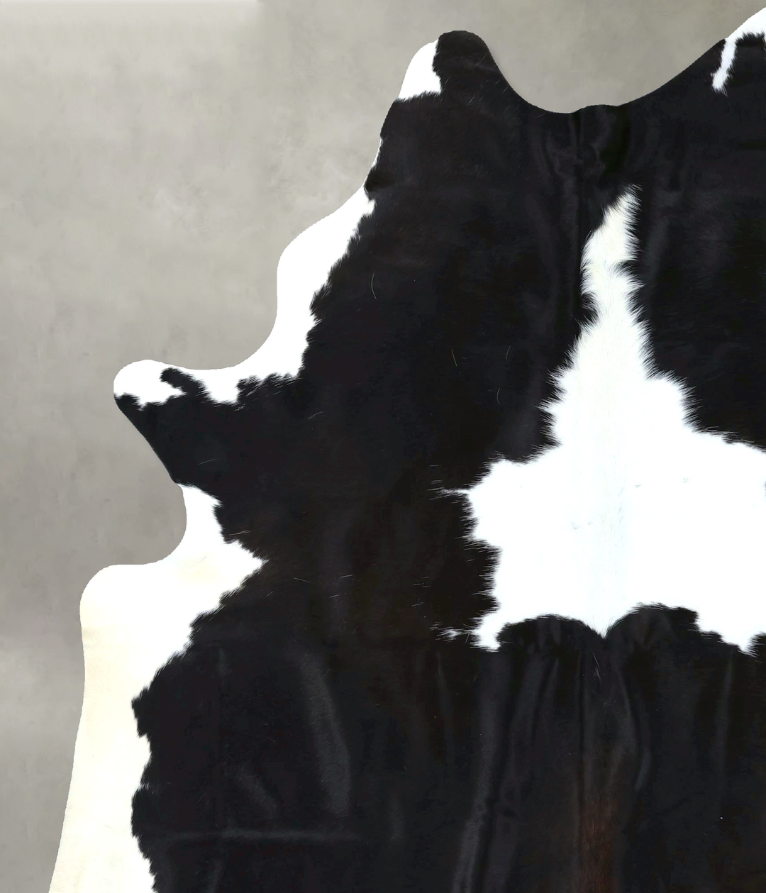 Black and White XX-Large Brazilian Cowhide Rug 8'3"H x 6'9"W #B19000 b