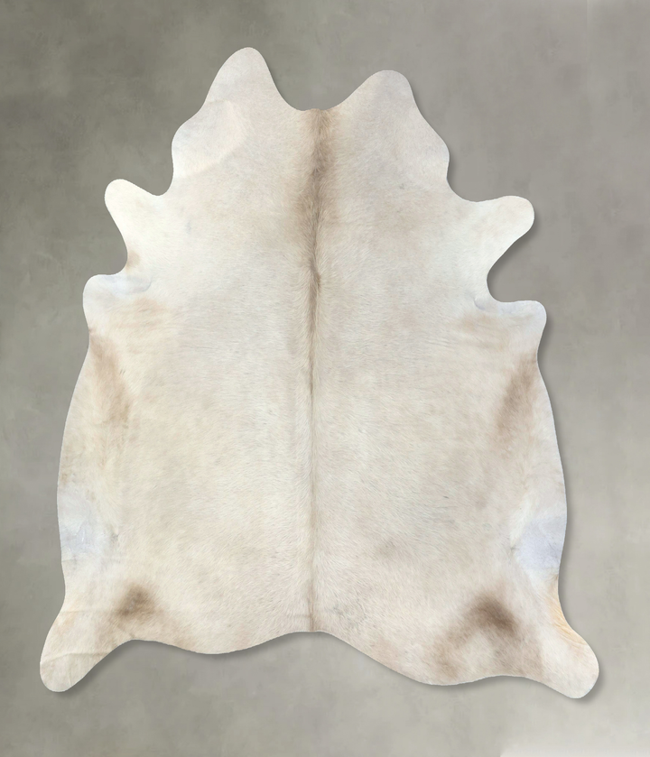 Champagne XX-Large Brazilian Cowhide Rug 7'7"H x 6'11"W #B19004 by Hudson Hides