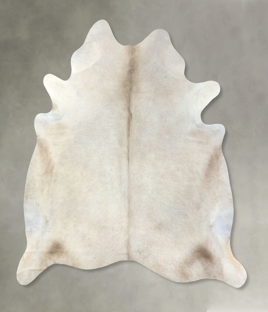 Champagne XX-Large Brazilian Cowhide Rug 7'7"H x 6'11"W #B19004 by Hudson Hides