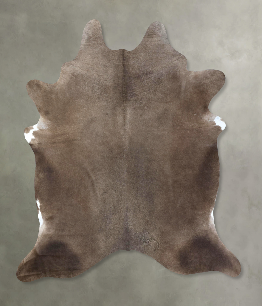 Taupe XX-Large Brazilian Cowhide Rug 8'6"H x 7'2"W #B19011 by Hudson Hides
