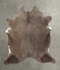Taupe XX-Large Brazilian Cowhide Rug 8'6