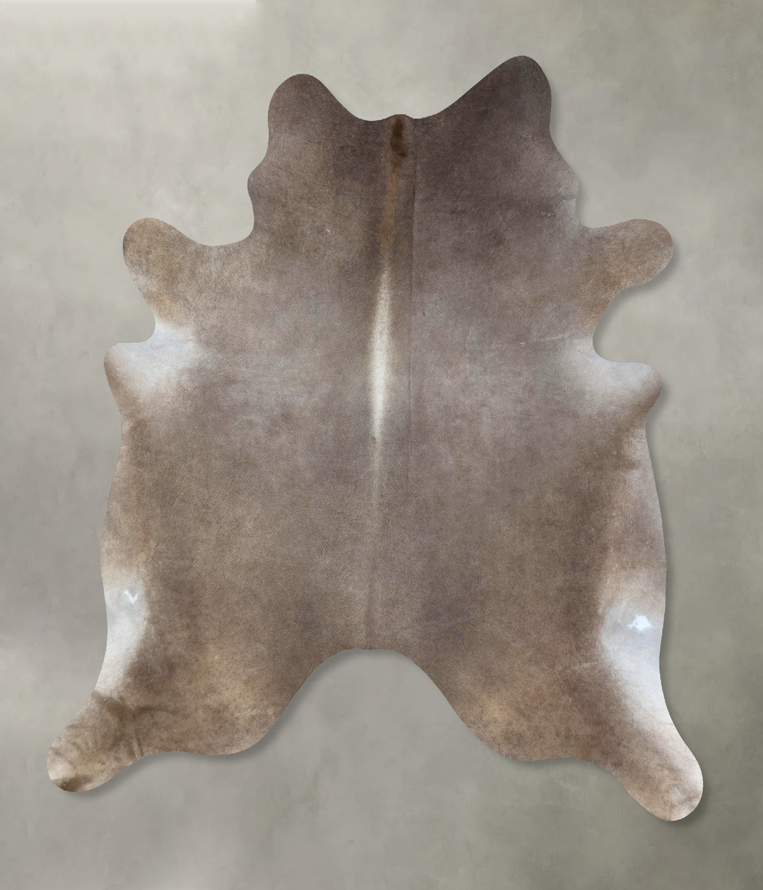Taupe XX-Large Brazilian Cowhide Rug 8'3"H x 6'9"W #B19012 by Hudson H