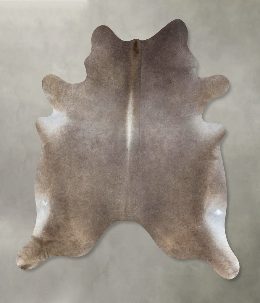 Taupe XX-Large Brazilian Cowhide Rug 8'3"H x 6'9"W #B19012 by Hudson Hides
