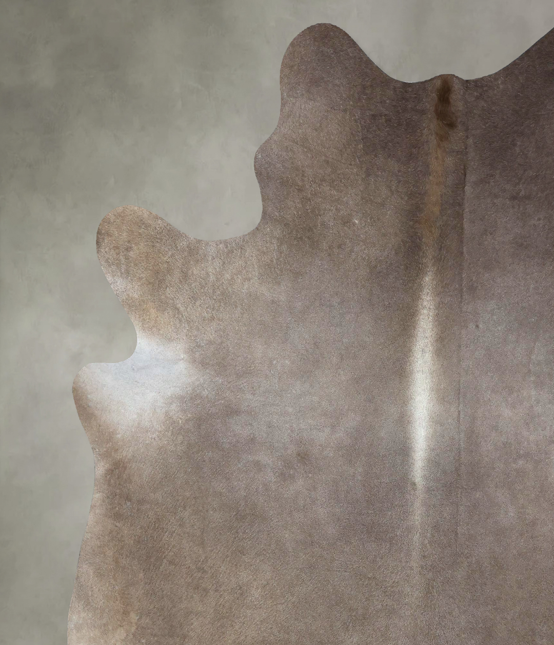 Taupe XX-Large Brazilian Cowhide Rug 8'3"H x 6'9"W #B19012 by Hudson H