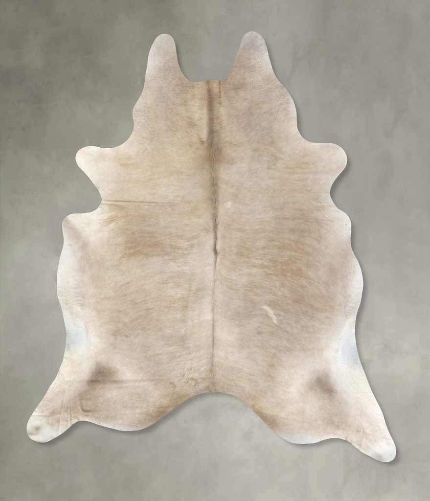 Taupe XX-Large Brazilian Cowhide Rug 8'8"H x 6'11"W #B19014 by Hudson Hides