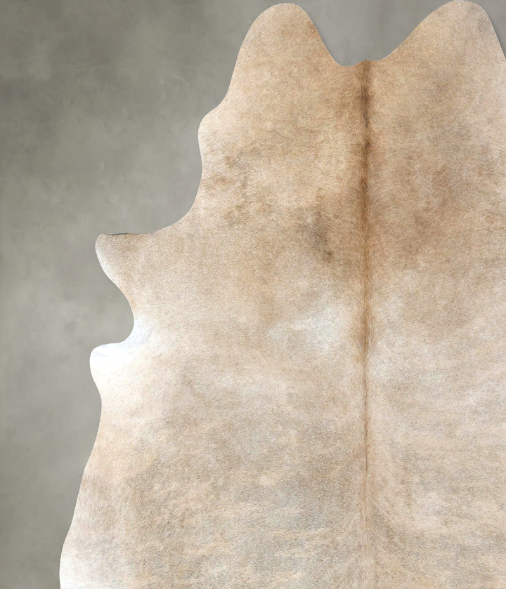 Light Caramel XX-Large Brazilian Cowhide Rug 8'0"H x 7'1"W #B19023 by Hudson Hides