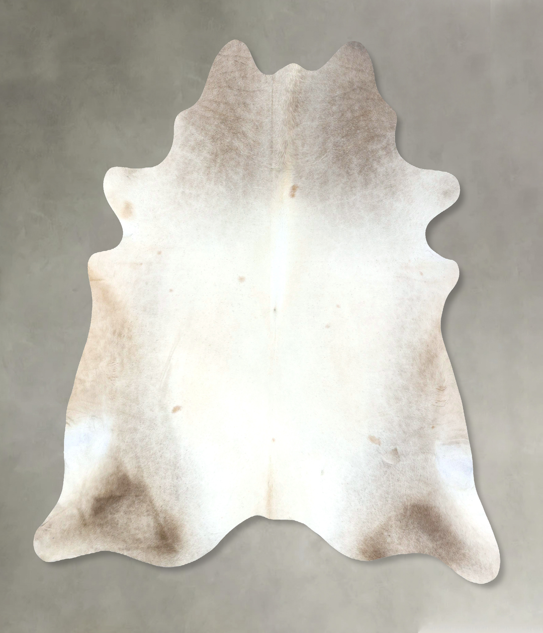 Champagne XX-Large Brazilian Cowhide Rug 7'8"H x 7'2"W #B19036 by Huds