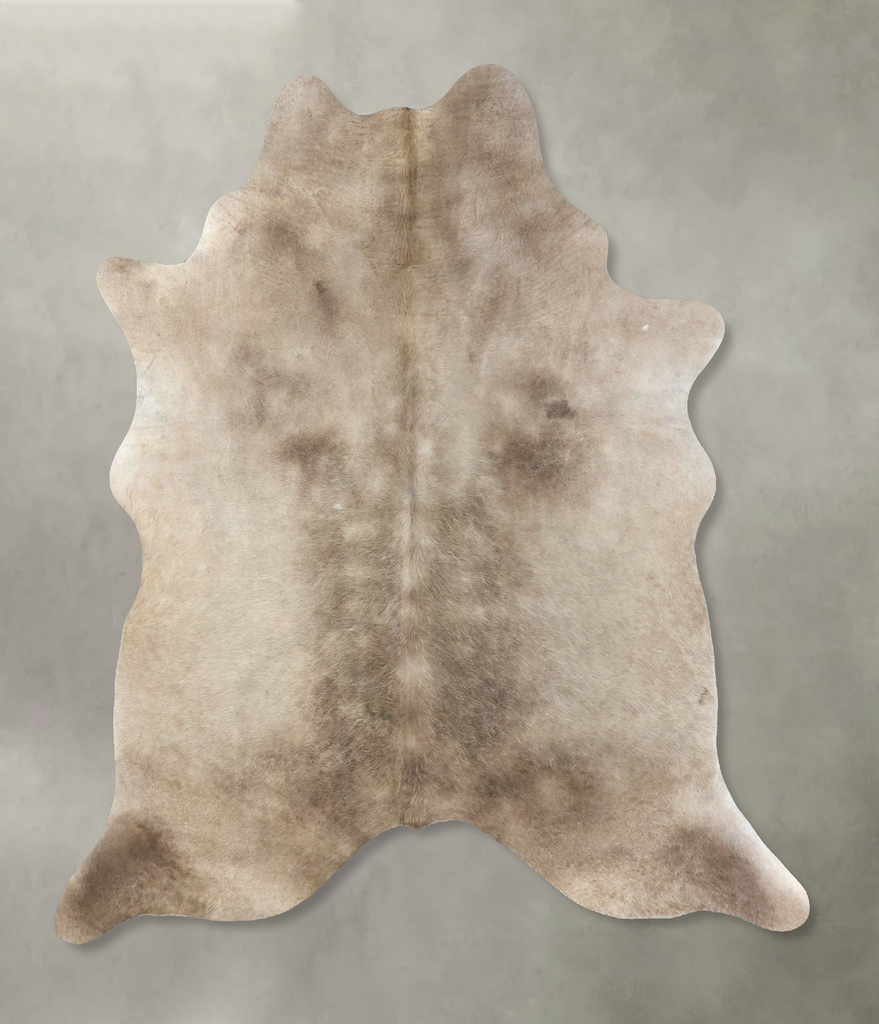 Champagne X-Large Brazilian Cowhide Rug 6'9"H x 5'11"W #B19038 by Hudson Hides