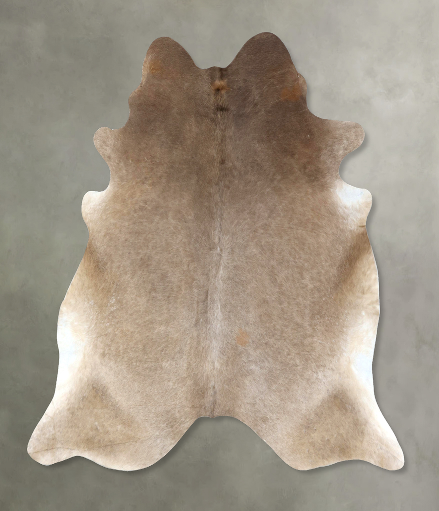 Champagne XX-Large Brazilian Cowhide Rug 7'5"H x 7'2"W #B19043 by Hudson Hides