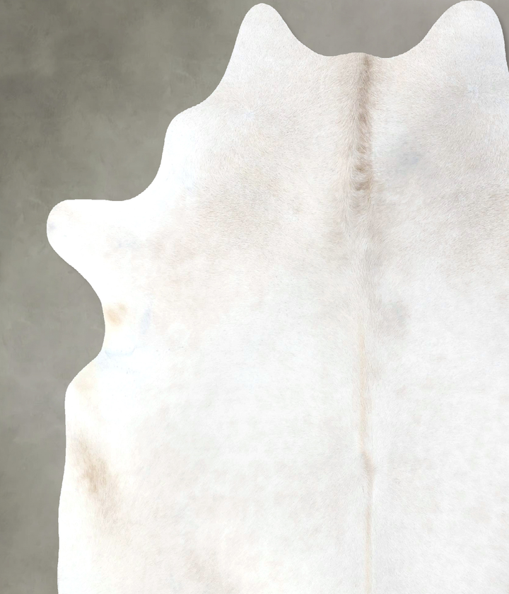 Champagne X-Large Brazilian Cowhide Rug 7'3"H x 6'6"W #B19046 by Hudson Hides