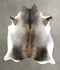 Grey with Beige XX-Large Brazilian Cowhide Rug 8'0