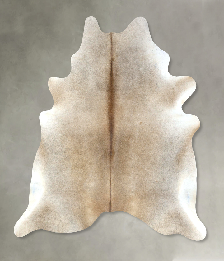 Light Caramel XX-Large Brazilian Cowhide Rug 7'9"H x 6'8"W #B19057 by Hudson Hides