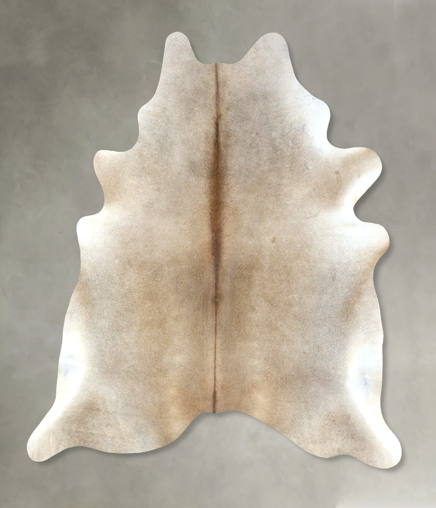 Light Caramel XX-Large Brazilian Cowhide Rug 7'9"H x 6'8"W #B19057 by Hudson Hides