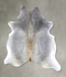 Grey with Beige XX-Large Brazilian Cowhide Rug 7'11