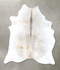 Grey with Beige X-Large Brazilian Cowhide Rug 7'10