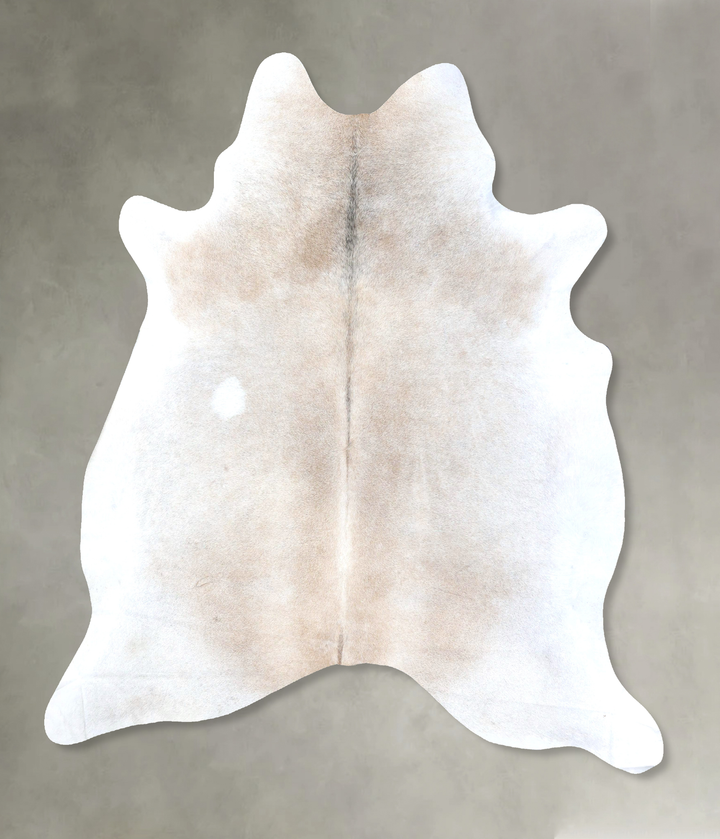 Grey with Beige XX-Large Brazilian Cowhide Rug 8'2"H x 6'11"W #B19067 by Hudson Hides