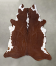 Hereford X-Large Brazilian Cowhide Rug 7'4"H x 6'6"W #B19087 by Hudson Hides