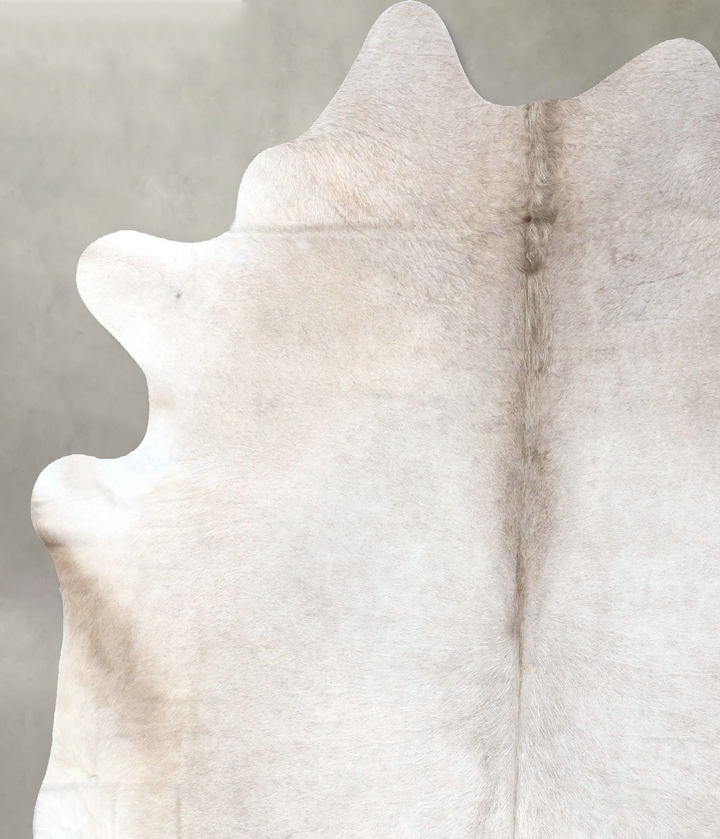 Champagne X-Large Brazilian Cowhide Rug 7'7"H x 6'6"W #B19091 by Hudson Hides