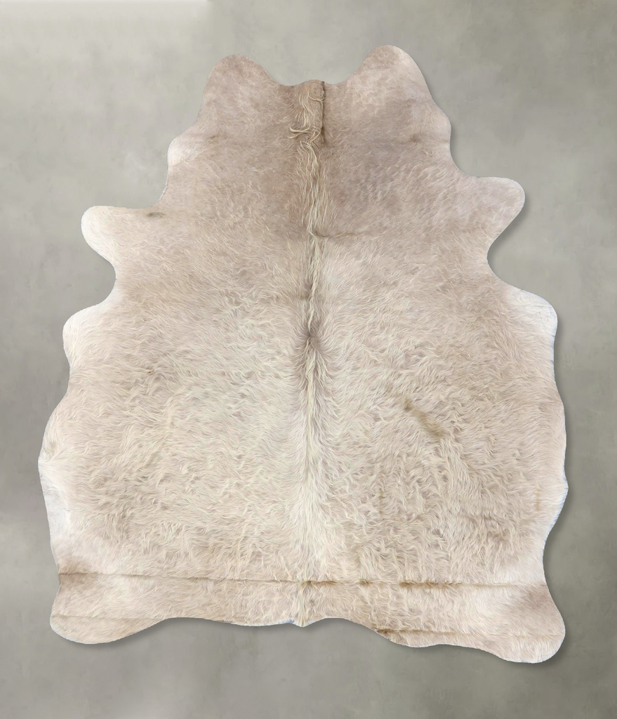 Champagne Medium Brazilian Cowhide Rug 6'3"H x 4'7"W #B19099 by Hudson Hides
