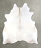 Ivory with Beige X-Large Brazilian Cowhide Rug 7'0