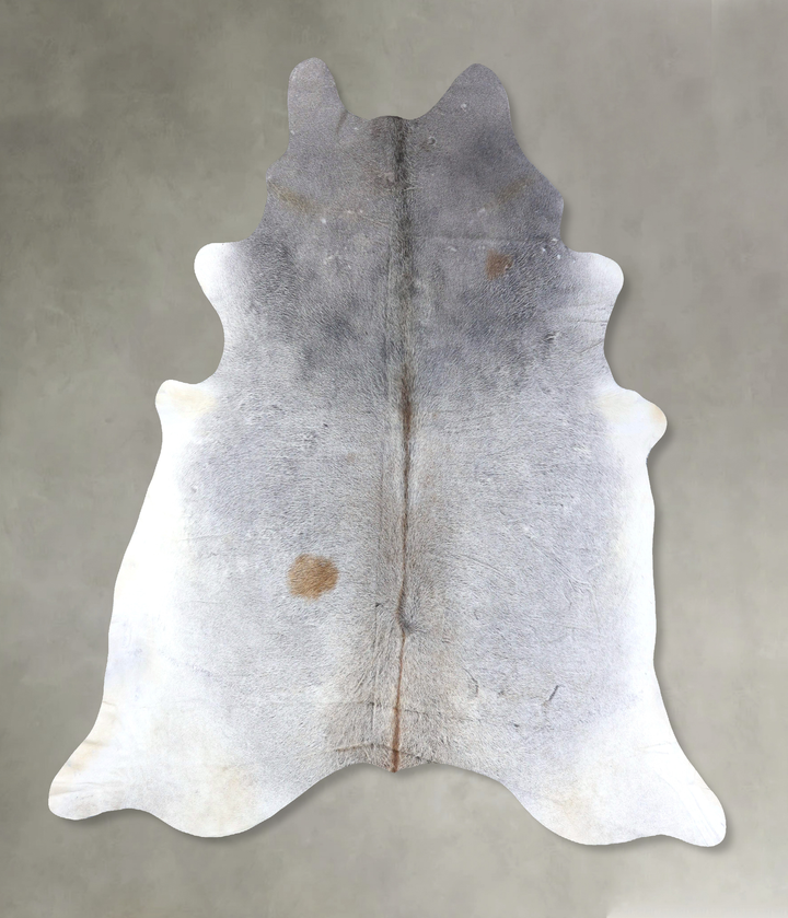Medium Grey XX-Large Brazilian Cowhide Rug 9'4"H x 8'1"W #B19109 by Hudson Hides