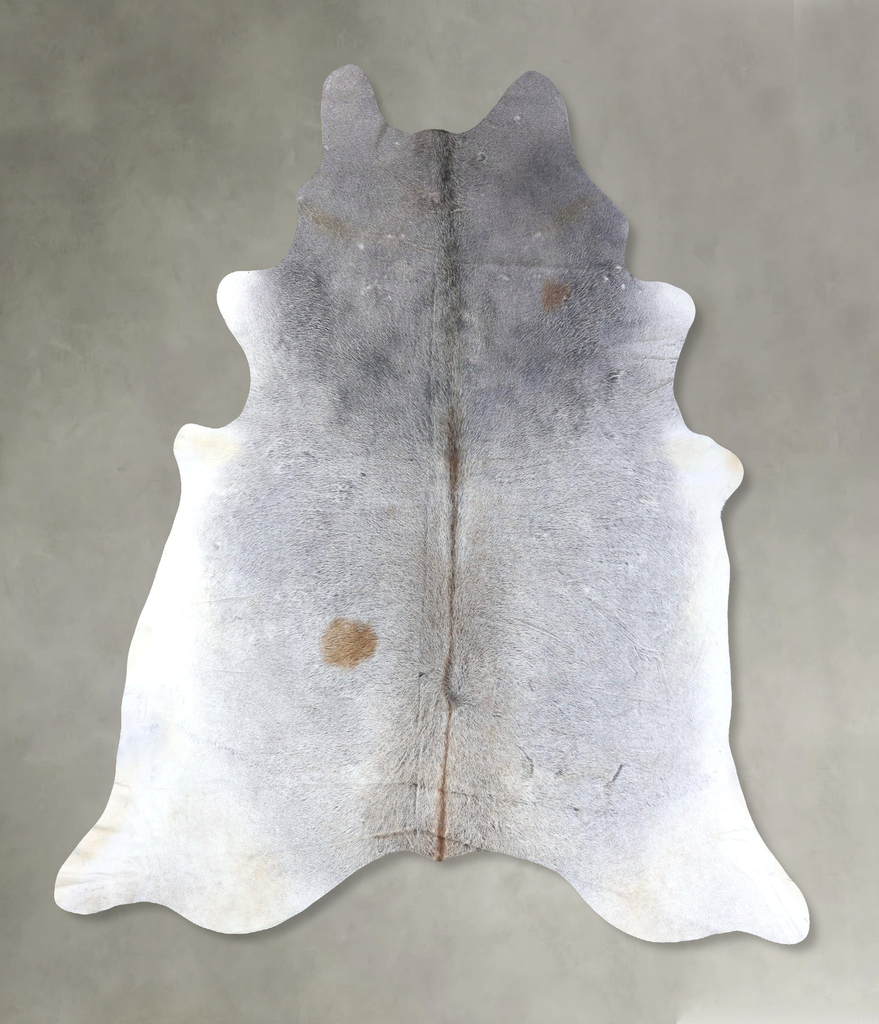 Medium Grey XX-Large Brazilian Cowhide Rug 9'4"H x 8'1"W #B19109 by Hudson Hides