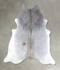 Medium Grey XX-Large Brazilian Cowhide Rug 9'4