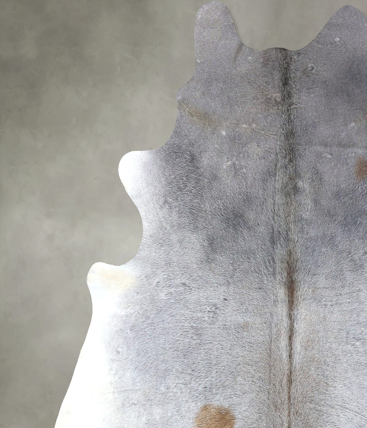 Medium Grey Cowhide Rug #B19109