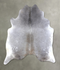 Medium Grey XX-Large Brazilian Cowhide Rug 7'8