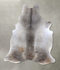 Grey with Beige XX-Large Brazilian Cowhide Rug 8'1