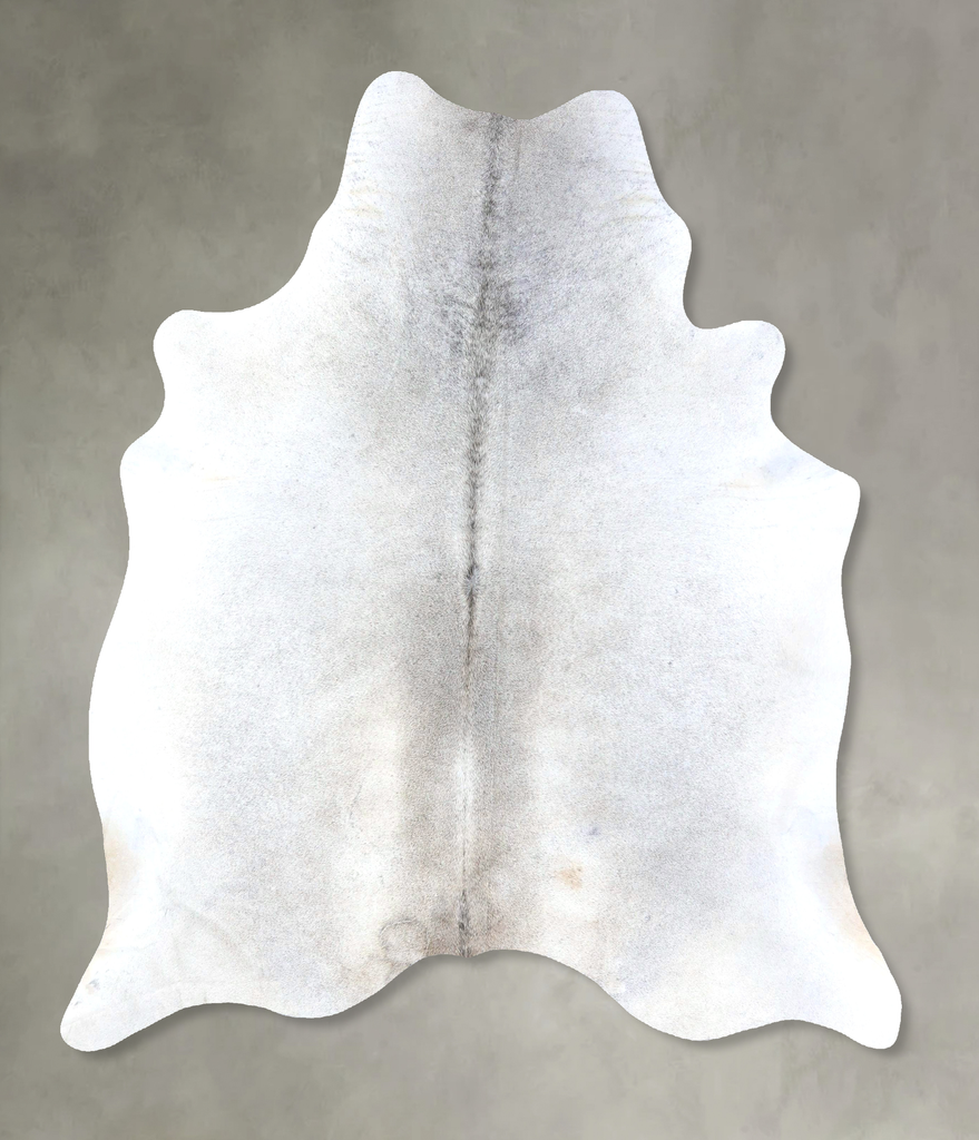 Medium Grey X-Large Brazilian Cowhide Rug 7'4"H x 6'2"W #B19113 by Hudson Hides
