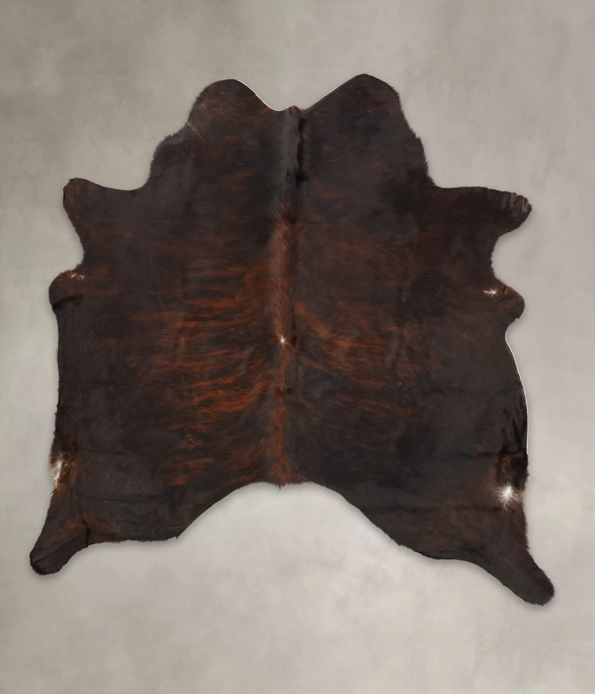 Dark Brindle Cowhide Rug #B1912