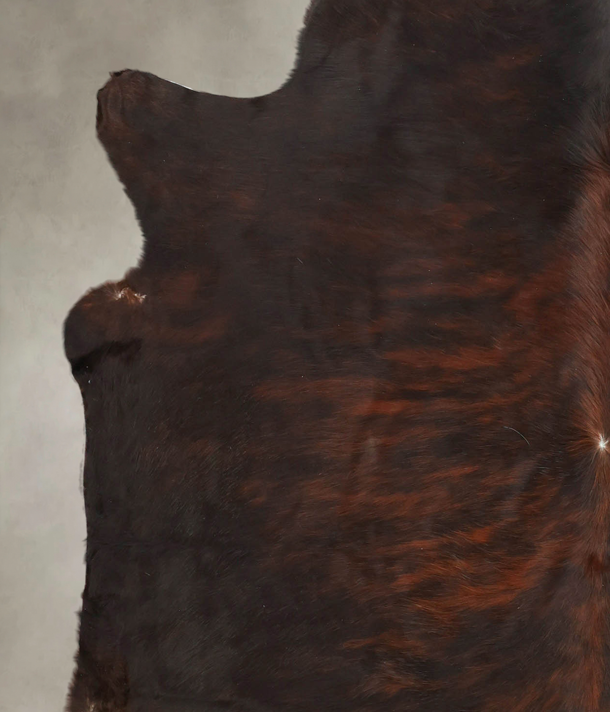 Dark Brindle Cowhide Rug #B1912