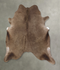 Taupe X-Large Brazilian Cowhide Rug 7'4