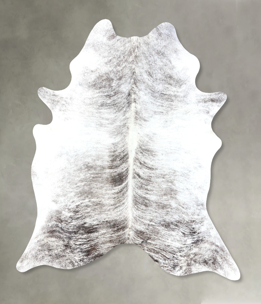 Grey Brindle XX-Large Brazilian Cowhide Rug 8'2"H x 6'2"W #B19145 by Hudson Hides
