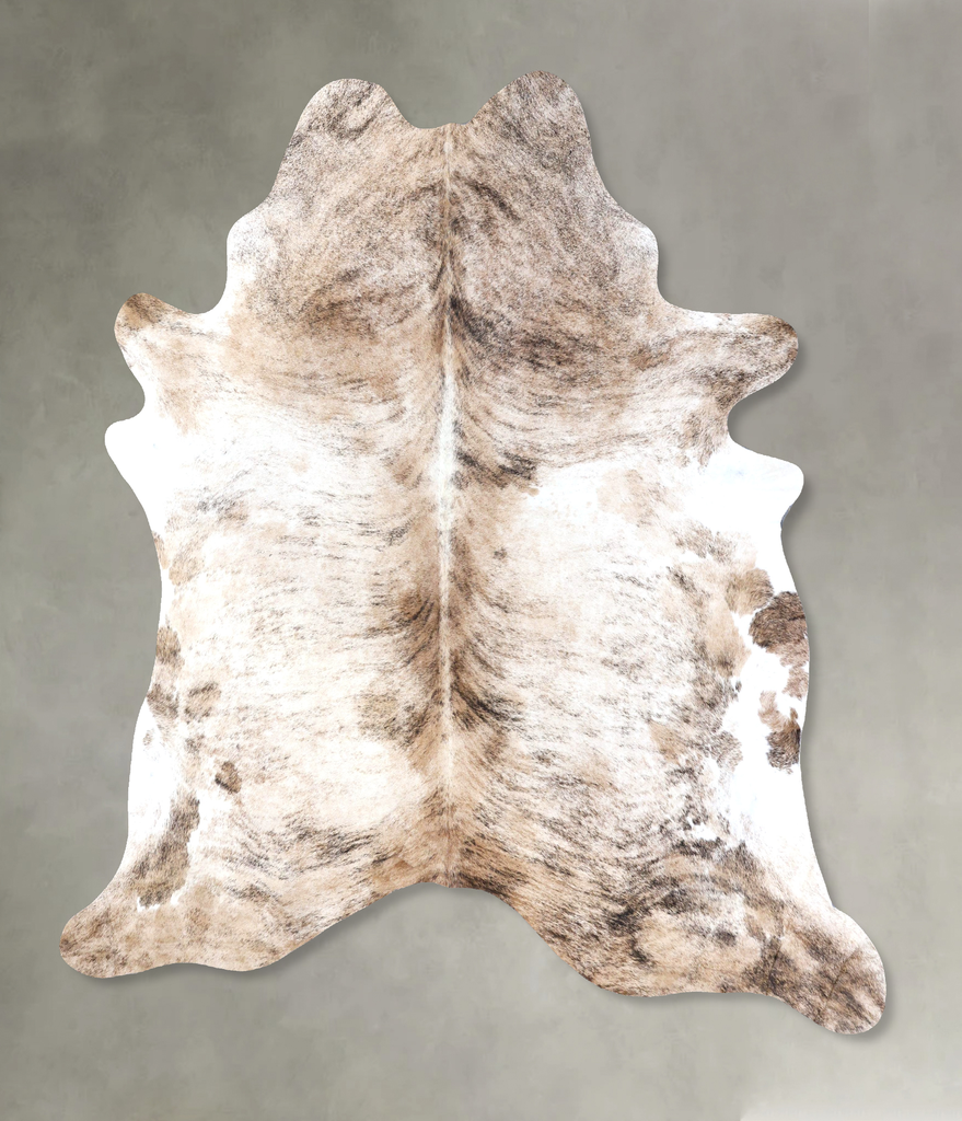 Light Brindle XX-Large Brazilian Cowhide Rug 8'2"H x 7'0"W #B19155 by Hudson Hides