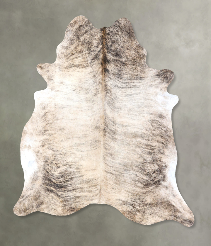 Light Brindle XX-Large Brazilian Cowhide Rug 8'4"H x 6'11"W #B19157 by Hudson Hides