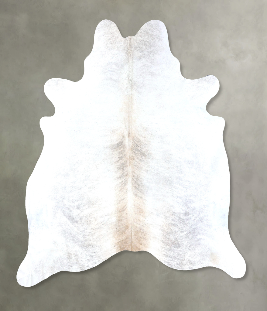 Grey Brindle X-Large Brazilian Cowhide Rug 7'2"H x 6'8"W #B19158 by Hudson Hides